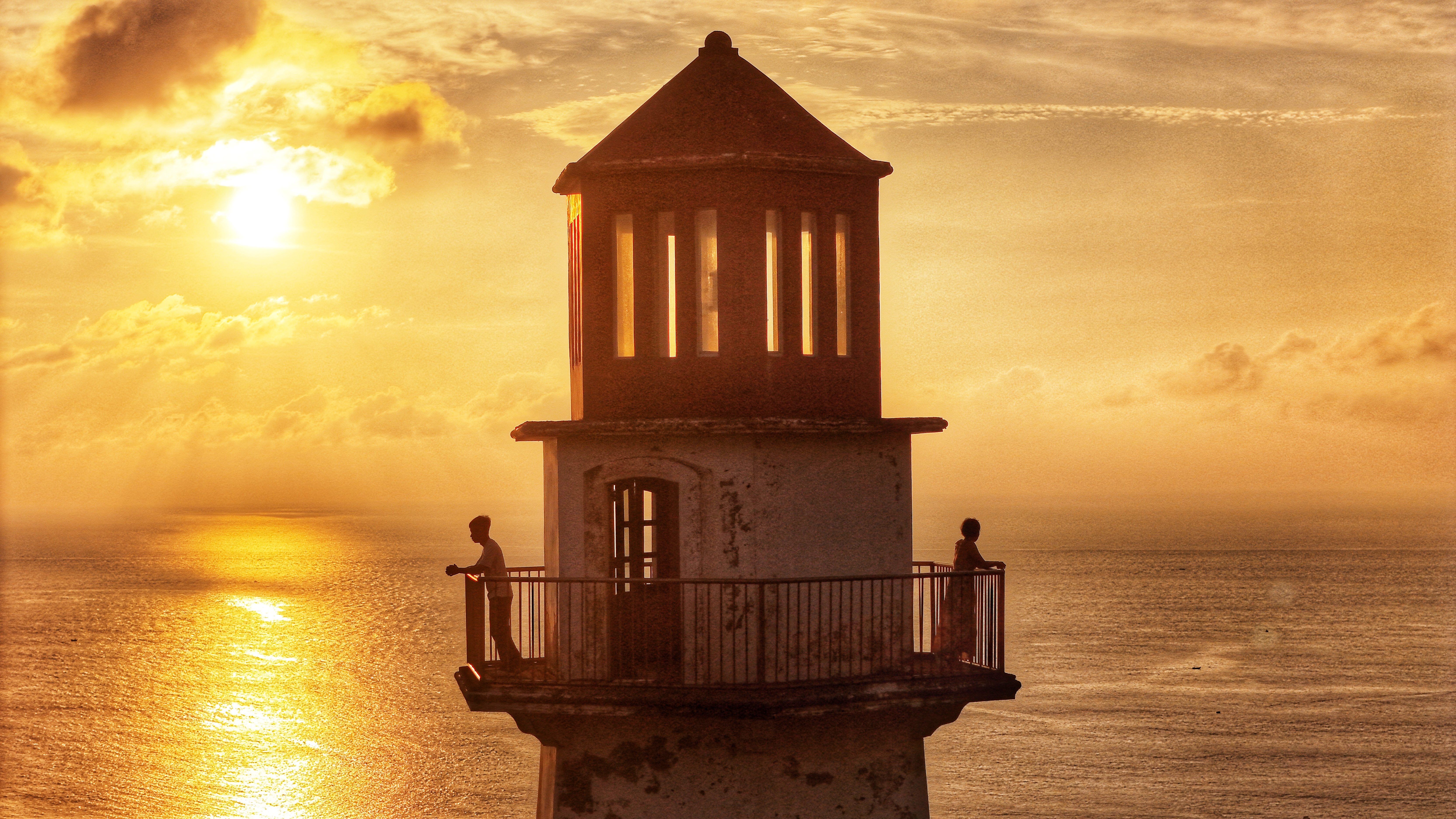 Batanes coastline in warm light